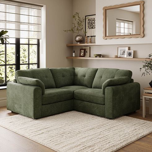 Marley 3 Seat Modular Corner Sofa in Lila Pine Fabric - Group 1