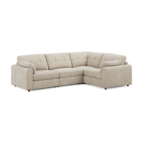 Marley 4 Seat Modular Left Hand Corner Sofa in Lila Natural Fabric - Group 2