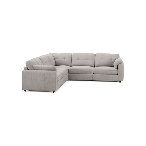 Marley 5 Seat Modular Corner Sofa in Lila Stone Fabric - Group 3