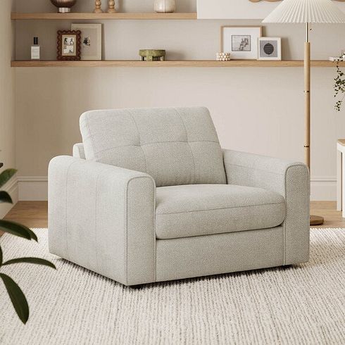 Marley Armchair in  Lila Ivory Fabric