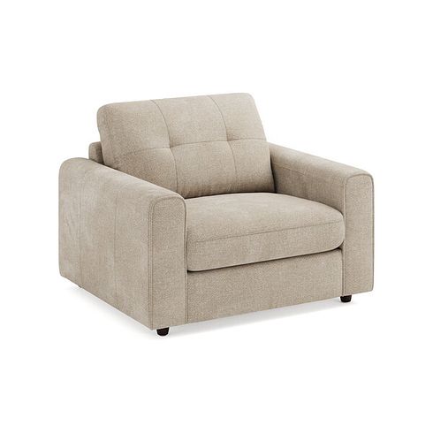 Marley Armchair in  Lila Natural Fabric