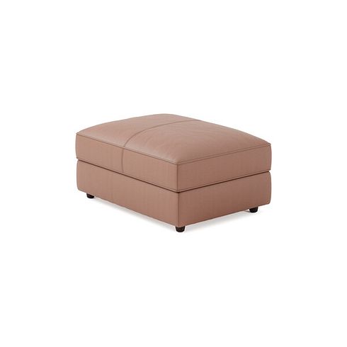 Marley Footstool in  Oslo Mocha Mouse Leather