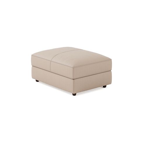 Marley Footstool in  Oslo Mushroom Leather