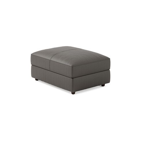Marley Footstool in  Oslo Storm Leather