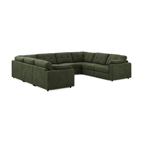 Marley Large U-Shape Modular Corner Sofa in Lila Pine Fabric - Group 11