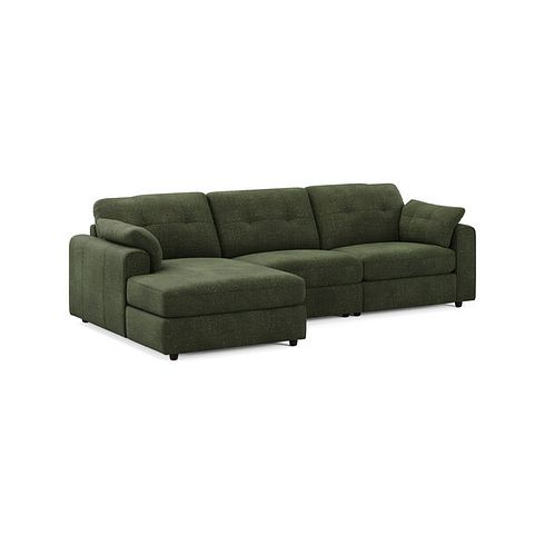 Marley Modular 3 Seater Left Hand Chaise Sofa in Lila Pine Fabric - Group 14