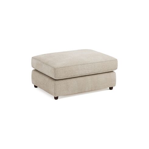 Marley Small Fender Footstool in  Lila Natural Fabric
