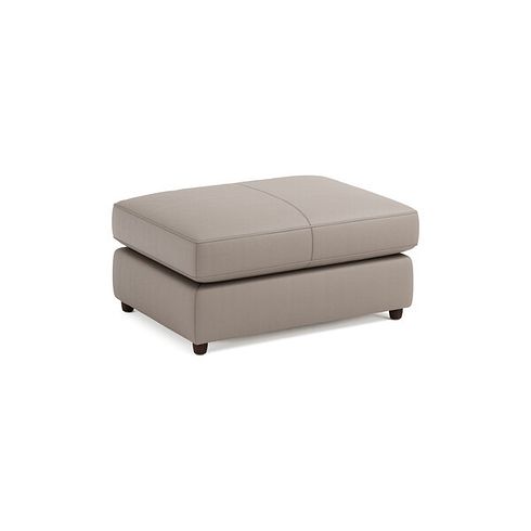 Marley Small Fender Footstool in  Oslo Oyster Leather