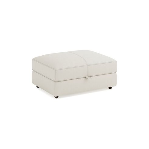 Marley Storage Footstool in  Oslo Bone China Leather