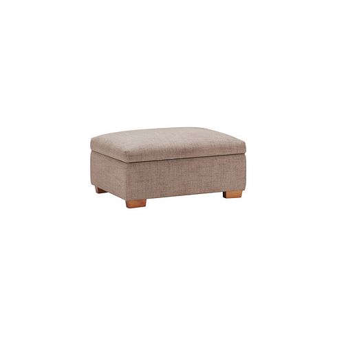 Marlow Storage Footstool in Dorset Beige Fabric