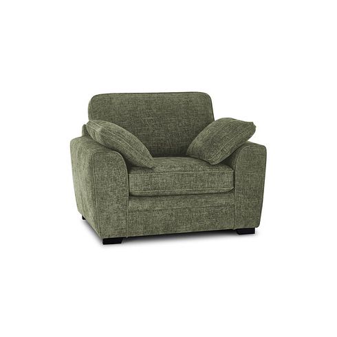 Melbourne Armchair in Enzo Olive Fabric