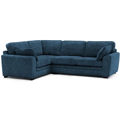 Melbourne Right Hand Corner Sofa in Enzo Marine Fabric
