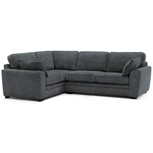 Melbourne Right Hand Corner Sofa in Enzo Slate Fabric