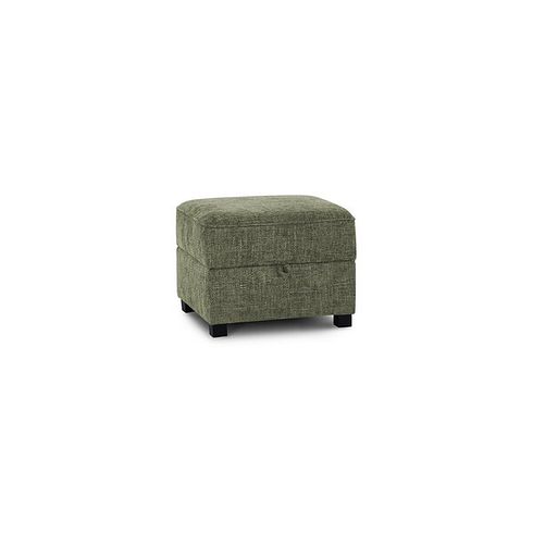 Melbourne Storage Footstool in Enzo Olive Fabric