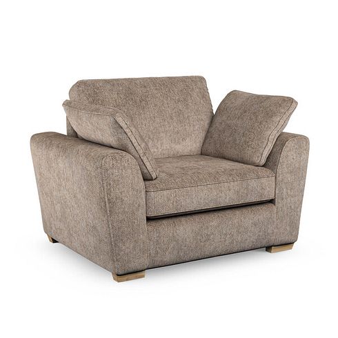 Melton Armchair in Tilda Caramel Fabric