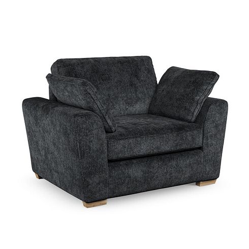 Melton Armchair in Tilda Midnight Fabric