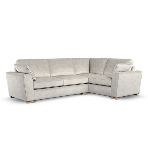 Melton Left Hand Corner Sofa in Tilda Natural Fabric