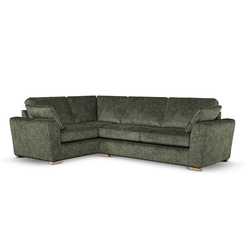 Melton Right Hand Corner Sofa in Tilda Emerald Fabric