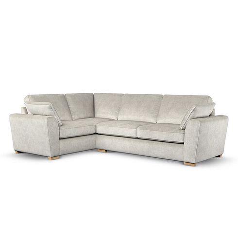 Melton Right Hand Corner Sofa in Tilda Natural Fabric