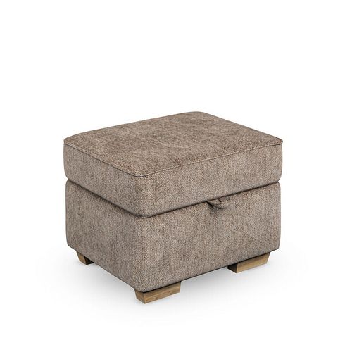 Melton Storage Footstool in Tilda Caramel Fabric