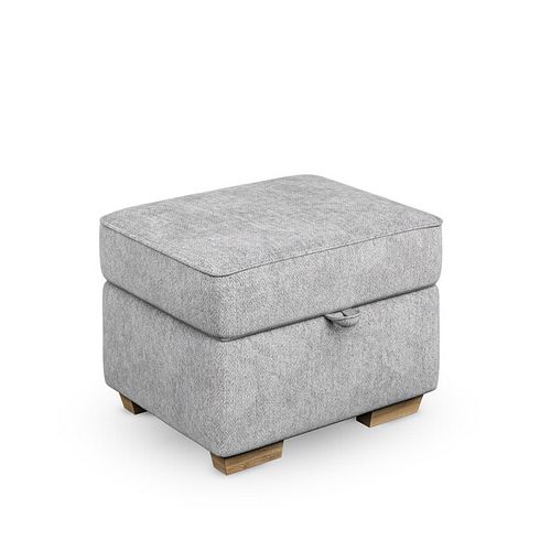 Melton Storage Footstool in Tilda Cloud Fabric
