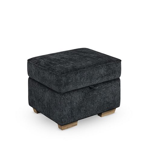 Melton Storage Footstool in Tilda Midnight Fabric