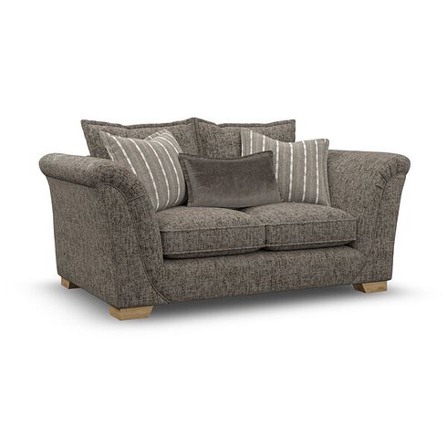 Milldale 2 Seater Sofa in  Milo Mocha Fabric with Earth Scatters