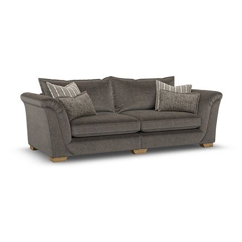 Milldale 4 Seater Sofa in Garda Moody Fabric with Earth Scatters