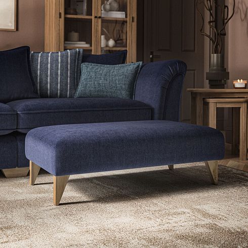 Milldale Footstool in Garda Atomic Fabric