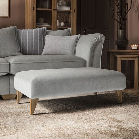 Milldale Footstool in Garda Showers Fabric