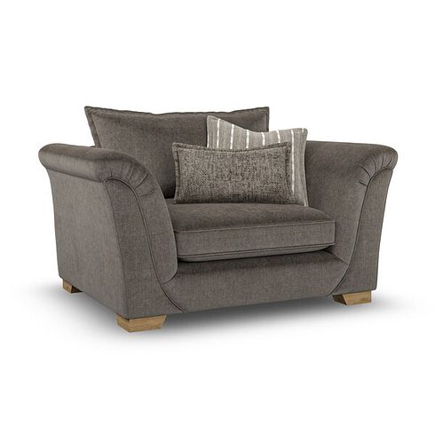 Milldale Loveseat in Garda Moody Fabric with Earth Scatters