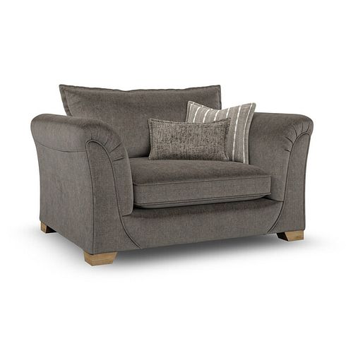 Milldale Loveseat in Garda Moody Fabric with Earth Scatters