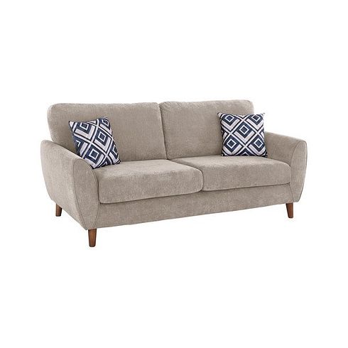 Milner 3 Seater Sofa in Stone Fabric