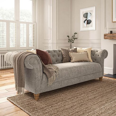 Montgomery 3 Seater Sofa in Arlan Noble Fabric