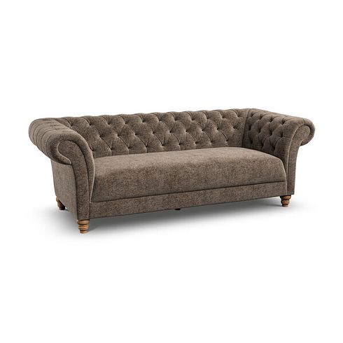 Montgomery 3 Seater Sofa in Arlan Smokestone Fabric