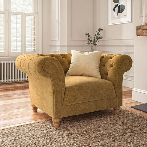 Montgomery Armchair in Arlan Honeycomb Fabric