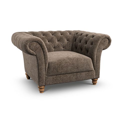 Montgomery Armchair in Arlan Smokestone Fabric