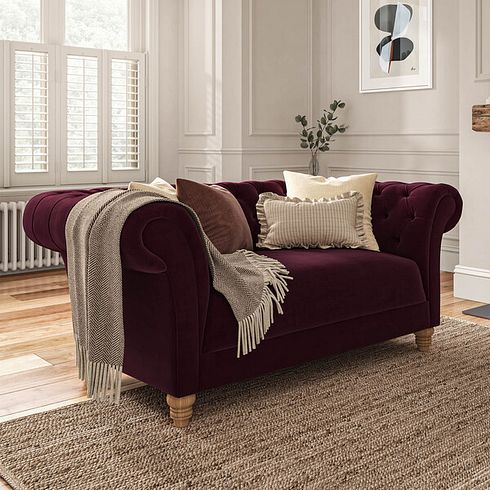 Montgomery 3 Seater Sofa in Shiraz Velvet