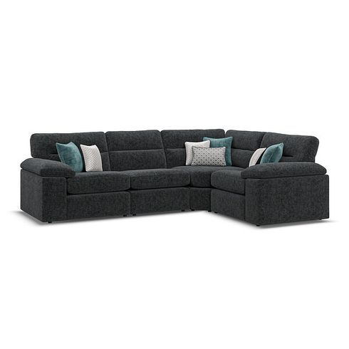 Morgan Modular Group 2 in Cupid Charcoal fabric