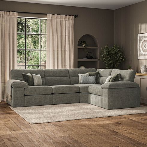 Morgan Modular Group 2 in Olive Green Fabric