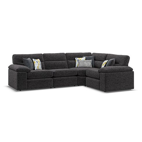 Morgan Modular Group 2 in Santos Black with Green and Grey Scatters 