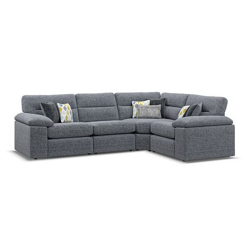 Morgan Modular Group 2 in Santos Grey with Green and Grey Scatters 