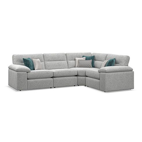 Morgan Modular Group 2 in Cupid Silver fabric