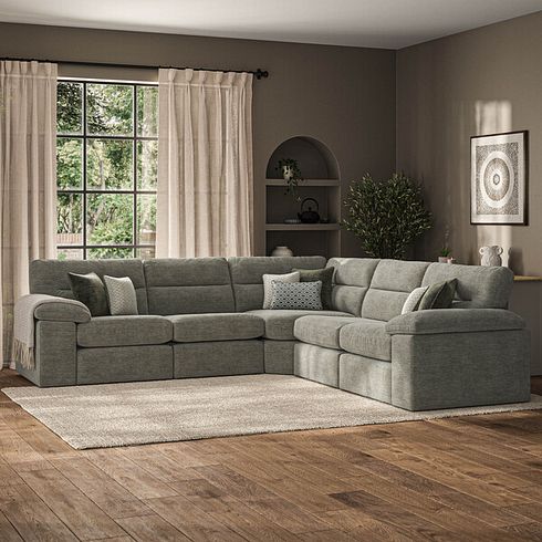 Morgan Modular Group 3 in Olive Green Fabric