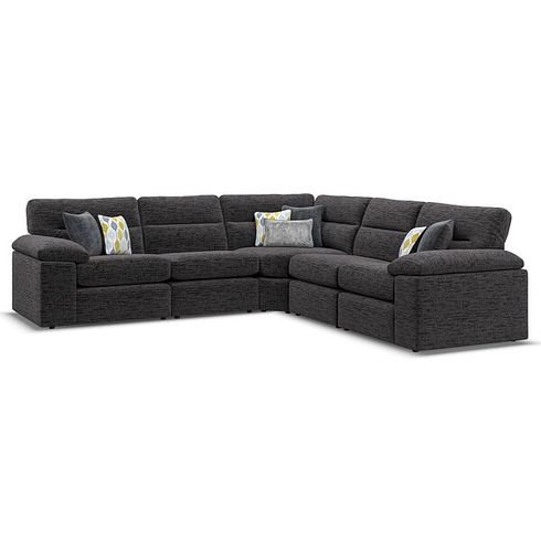 Morgan Modular Group 3 in Santos Black with Green and Grey Scatters 