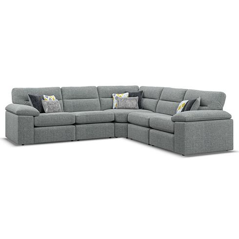 Morgan Modular Group 3 in Santos Steel with Green and Grey Scatters 