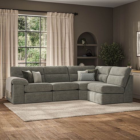Morgan Modular Group 4 in Olive Green Fabric