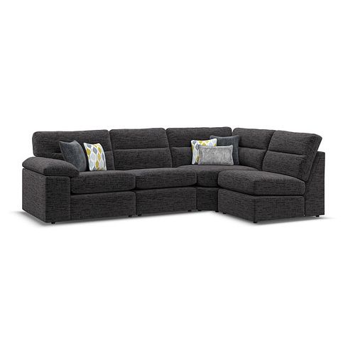 Morgan Modular Group 4 in Santos Black with Green and Grey Scatters 