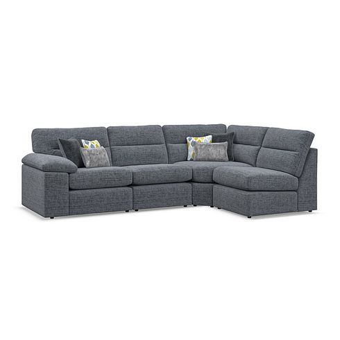 Morgan Modular Group 4 in Santos Grey with Green and Grey Scatters 