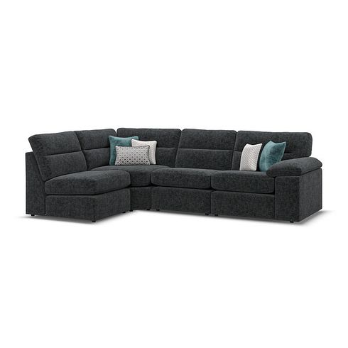 Morgan Modular Group 5 in Cupid Charcoal fabric